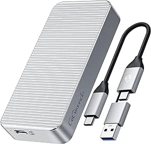 M.2 SSD OtP[X40Gbps Thunderbolt 3/4 A~ގ M USB3.2/3.1/3.0݊UASP&TrimΉ 2in1 USB4.0 NVMe M |[^u C to C/A t M.2 SSDOt GN[W (40Gbps-Vo[)