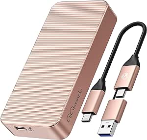 M.2 SSD OtP[X40Gbps Thunderbolt 3/4 A~ގ M USB3.2/3.1/3.0݊UASP&TrimΉ 2in1 USB4.0 NVMe M |[^u C to C/A t M.2 SSDOt GN[W (40Gbps-[YS[h)