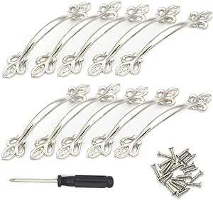 アーチ型 アンティーク 取っ手 レトロの弓形の取っ手 プルハンドル サイズ長さ約11.3cm幅約2.1cm ネジ..