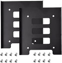 2.5HDD SSD3.5用 サイズ変換 ブラケット 金属製SSD 変換ブラケット SSD HDD 取り付けブラケット SSD ホルダー ssd マウンタPC用...