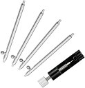 時計バンド バネ棒 4本セット 22mm 時計ベルト ステンレススチール バネ棒 + ォッチ修理ツール 22mm サイズあり スライド式バネ棒 直径(Φ) 1....