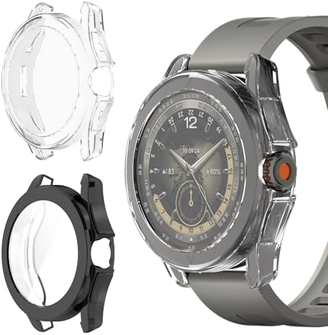 Xiaomi Watch S4 Sport カバー TPU 全面 保護ケース 高透過率 衝撃吸収 指紋防止 超軽量 擦り傷防止 2枚入り For Xiaomi Watch S4 Sport 用 (ブラック+クリア) Xiaomi Watch S4 Sport カバー TPU 全面 保護ケース 高透過率 衝撃吸収 指紋防止 超軽量 擦り傷防止 2枚入り For Xiaomi Watch S4 Sport 用 (ブラック+クリア)