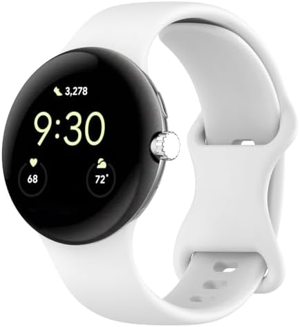 Google Pixel Watch 3 45mm バンド 交換バンド ベルト シリコン ストラップ ループ 替えベルト 時計ベルト スポーツバンド 防水 軽量 Google Pixel Watch 3 45mm 交換ベルト ホワイト
