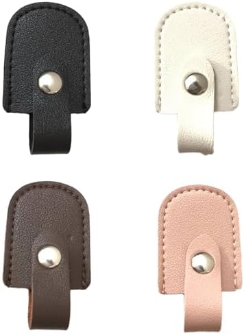 ニッパーキャップ クランプカバー 保護カバー 収納キャップ ネイルニッパー 刃先 保護 刃先の保護 クランプケース キャップ 革クランプカバー クランプ保護カバー 持ち運び (ブラック ホワイト ブラウン ピンク)
