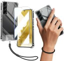 Galaxy S22 5G SCG13 SC-51C ケース クリア カバー TPU 保護ケース カバー背面 + Galaxy S225G ガラスフィルム フィルム 強化ガラス 硬度9H 高透過率 飛散防 + ショート ストラップ 携帯ストラップ 透明