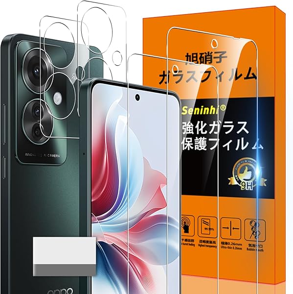 OPPO Reno11 A 饹ե ɻ ե + ݸե  饹 ݸե  9H ...
