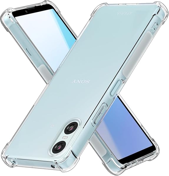 Xperia 10 VI ケース 透明 ソフト TPU 耐衝撃 カバー SO-52E SOG14 四隅 保護 シリコン 軟性 全透明 全面保護 衝撃吸収 ストラップホール付き エクスペリア10 VI スマホケース クリア