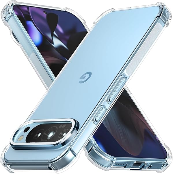 Google Pixel 9 ケース Google Pixel 9 Pro 耐衝撃 ケース 透明ソフトTPU 軽薄 カバー 四隅 保護 シリコン 軟性 全面保護 衝撃吸収 ピクセル 9 /9 Pro スマホケース クリア