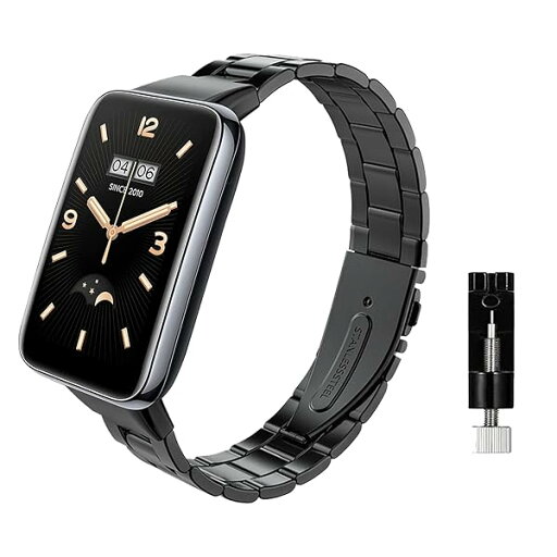 Xiaomi Mi Band 7 Pro / Smart Band 7 Pro 交換バンド バンド 金属ベルト ステンレス おしゃれ ビジネス風 調整工具付きXiaomi Mi Band 7 Pro / Smart Band 7 Pro ベルト (ブラック) 送料無料 Xiaomi Mi Band 7 Pro / Smart Band 7 Pro 交換バンド バンド 金属ベルト ステンレス おしゃれ ビジネス風 調整工具付きXiaomi Mi Band 7 Pro / Smart Band 7 Pro ベルト (ブラック) 送料無料