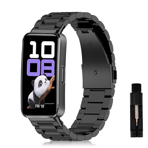 Huawei Band 10 / Band 9 / Band 8 バンド ベルト 交換バンド 金属ベルト ビジネス風 ステンレス おしゃれ 調整工具付き Huawei Band 10 / 9 / 8 ベルト (ブラック) 送料無料 Huawei Band 10 / Band 9 / Band 8 バンド ベルト 交換バンド 金属ベルト ビジネス風 ステンレス おしゃれ 調整工具付き Huawei Band 10 / 9 / 8 ベルト (ブラック) 送料無料