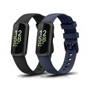 2本セット Fitbit Inpire 3 バンド シリコン スポーツストラップ おしゃれ 柔軟性 防汗 コンパチブル 交換バンド Fitbit Inpire ...
