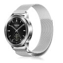 Xiaomi Watch S4 / S3 交換ベルト ステンレス鋼 磁気付き スポーツバンド マグネット式 おしゃれ 調節可能 ストラップ Xiaomi Watch S4 / S3 (シルバー) 送料無料
