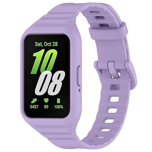 Galaxy Fit 3 バンド 交換ベルト スポーツバンド 交換用ストラップ 柔らかい 軽さ 一体型バンド 全面保護 シリコン Galaxy Fit 3 (パープル) 送料無料 Galaxy Fit 3 バンド 交換ベルト スポーツバンド 交換用ストラップ 柔らかい 軽さ 一体型バンド 全面保護 シリコン Galaxy Fit 3 (パープル) 送料無料