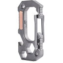 EDCマルチツール チタン メンズ カラビナキーホルダー 手動式ドライバー 4in1工具 edcツール 軍用チタン合金製 戦術ツール 真鍮の装飾 軽量 防錆 キ...