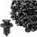 100個 10mm穴径 クリップ 自動車用リベット プラスティリベット トリムクリップ 保持クリップ フィットホンダ用 ホール リベット ファスナー 泥フラップ ナイロン バンパー フェンダー クリップ フェンダー ホンダ アキュラ車用