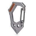 EDCマルチツール チタン メンズ カラビナキーホルダー EDCツール 7in1工具 カラビナ+手動式ドライバー 軍用チタン製 真鍮の装飾 表面のマット処理 ア...