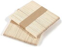 スティック棒 DIY ミニ棒 木製 100本セット(木色) 工芸スティック 工芸品材料 木製棒 手作り クラフトスティック 工芸スティック 創造力 いろんな芸術品や作品を作り用に ウッドスティック 業務用 木製スライス パーティー 送料無料