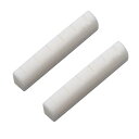エレキギターナット ギターボーンナット 43mm 2個入 エレキギター 弦溝加工済み牛骨ナット 6弦エレキギター用 弦位置維持 使用が簡単 摩擦減少 送料無料