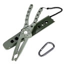 フィッシュグリップ ワニグリップ 魚つかみ フィッシングプライヤー フィッシュキャッチャー 軽量 滑り止め 握りやす カラビナ付き 釣り道具