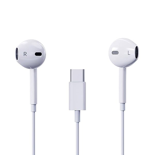 タイプc イヤホン Type-C イヤホン 有線 HIFI音質 音量調節 マイク付き 通話可能 iPhone 15 / 15 Proなどに対応 Type Cインターフェース使用 送料無料
