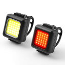 自転車ライトセット IPX5防水 防振 USB-C充電式前後自転車用ランプ 軽量 昼夜 通用 簡単装着 標準の自転車安全ランプ 送料無料