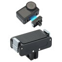 磁気アダプターマウント dji osmo action 5 pro用 クイックリリースマウント insta360 マグネットマウント goproマウント アルミニウム製 アクションカメラ マウント 1/4ネジ穴 Gopro用アダプター アクションカメラ アクセサリー 送料無料