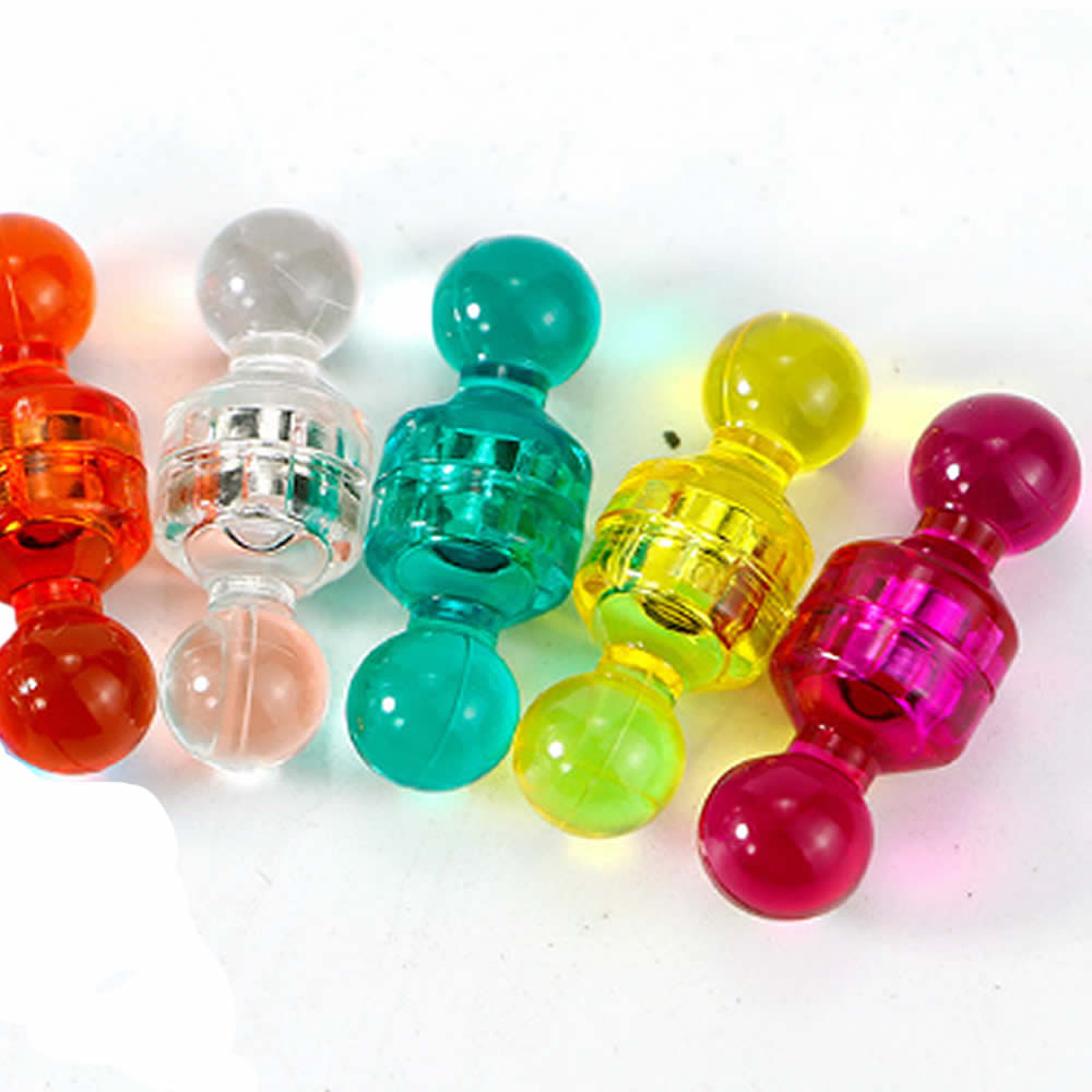 マグピタ 10個セット 超強力 マグネット 押しピン 磁石 画鋲 カラフル 冷蔵庫 ホワイトボード  ...