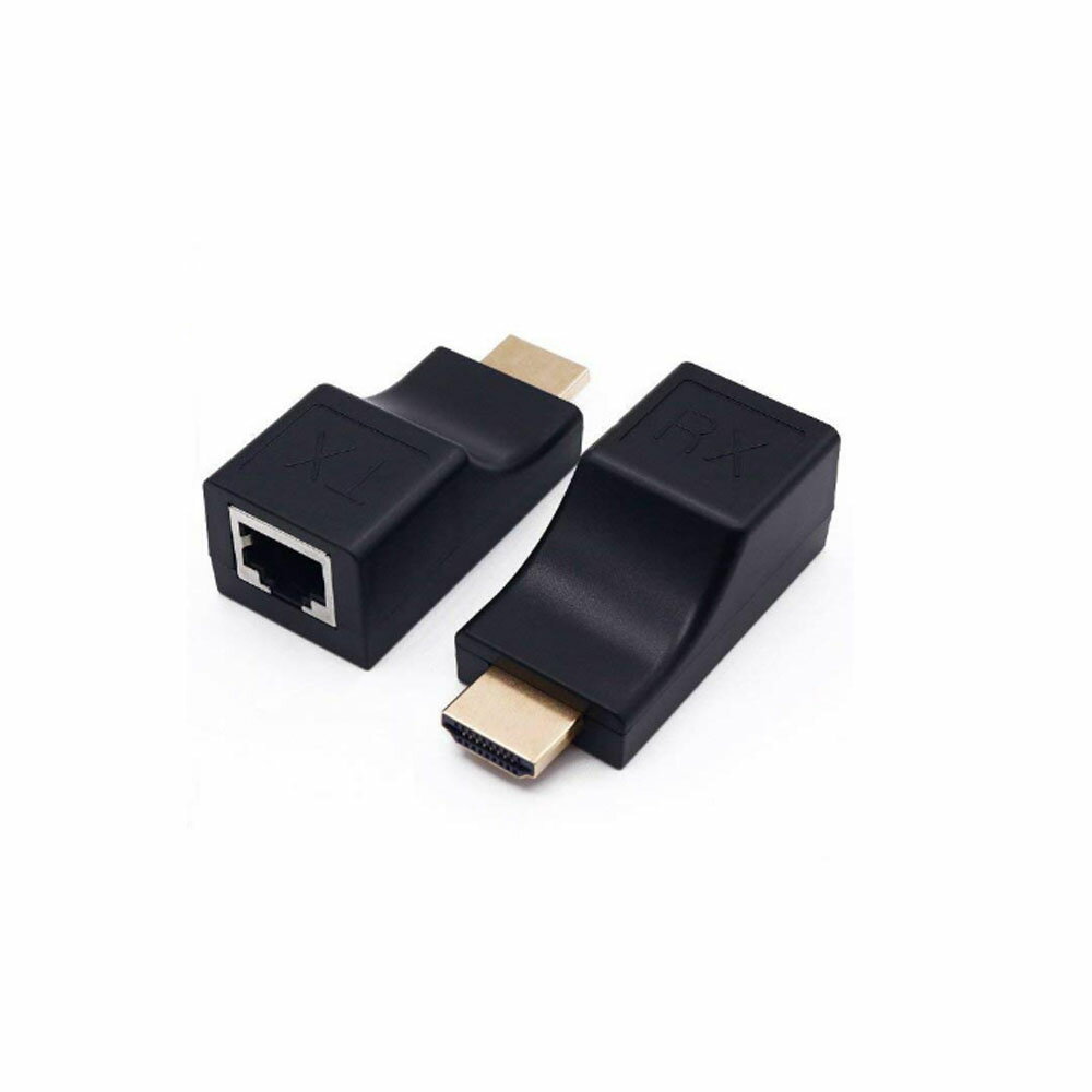 HDMI 鮮明アダプタ 延長器 HDMI to RJ45 LAN 変換 HDCP パソコン モニタ 監視カメラ TV テレビ 4K SENMEAD