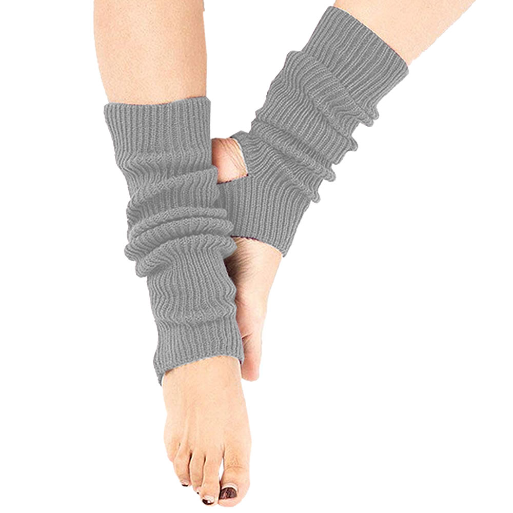 いつわりレッグウォーマー　グレー ヨガ 女性 可愛い おしゃれ leg warmer レディース 靴下 ソックス ITUWARIREG-GY