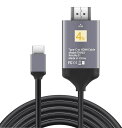 Type C HDMI 変換アダプター 4K USB Type C 
