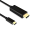 ̵ USB-C to HDMI Ѵ֥ USB 3.1 Type C to HDMI Ѵ ֥ 4K 30Hz 1080P  ǡݡ 1.8m ץ HDTV ˥ MacbookPro IMAC ChromebookPixel android ɥ ޥ