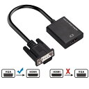 VGA to HDMI 変換 解像度 1080P ビデオ PC 