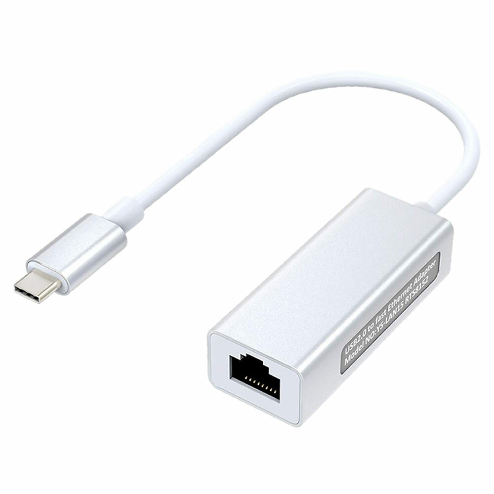 【送料無料】 USB Type-C to RJ45 変換 コネクター USB-C 有線LAN ケーブル MacBook Pro iPad Pro mini Dell XPS Surface Book Pixelbook Chromebook タブレット パソコン PC 有線 イーサネットアダプター 高速 安定 旅行 出張 出先