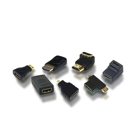 HDMI ケーブル アダプタキット 豪華 7点セット 変換器 高画質 アダプタ 便利 ハブ ケーブル テレビ PS4 7HDMISET