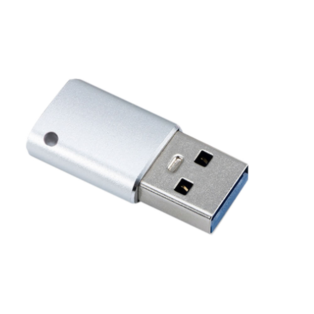 USB C to USB A 変換アダプタ ホワイト 2個セット 両面 USB3.0 高速データ伝送 ...
