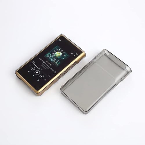 Sony Walkman NW-WM1AM2 WM1AM2 NW-WM1ZM2 WM1ZM2 ケース カバー クリア ソフト TPU プロテクティブ シェル スキンケース カバー for Sony Walkman NW-WM1AM2 WM1AM2 NW-WM1ZM2 WM1ZM2用(クリアブラック)