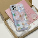 ケース iPhone 12 Pro Max 6.7 inch 用の ケース ウェーブデザイン カバー 可愛い かわいい油絵花柄ケース ヴィンテージ油絵アートケース TPUカバー カーリーウェーブケース 軽量 薄型 グリッター 光沢カバー 耐衝撃ケース 人気ケース 全面保護携帯カバー - ...