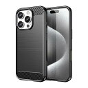 iPhone 16 pro ケース 耐衝撃 炭素繊維 カーボン 指紋防止 シンプルでオシャレ 耐久性の高い 滑り止め ボタンは押しやすかい 肌触りも良く 持ちやすさのケースブラック 送料無料