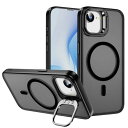 iPhone 16e ケース Magsafe対応 カメラコントロール 隠れスタンド iPhone16e ケース アイフォン16e ケース iPhone16e ケース の保護 耐黄変 耐衝撃 傷防止背面 (ブラック, iPhone 16e) 送料無料