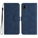 かんたんスマホ4 A402ZT ケース 手帳型 帽子 シェイプ ZTE かんたんスマホ4 ケース 手帳型 スタンド機能 かんたんスマホ4 5G カバー Y!mobile 対応 マグネット式 かんたんスマホ4 A402ZT スマホケース 携帯カバー 財布型 - ブルー 送料無料
