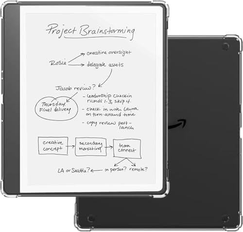 Kindle Scribe Notebook Design (2024年発売) ケース 保護カバー 10.2インチ ケース 耐衝撃 TPU 柔らかい手触り 全面保護 軽量 薄型 耐衝撃 傷つけ防止 指紋防止 黄変防止 New Kindle Scribe (2024年発売)用 ケース 10.2インチ 透明カバー (クリア) Kindle Scribe Notebook Design (2024年発売) ケース 保護カバー 10.2インチ ケース 耐衝撃 TPU 柔らかい手触り 全面保護 軽量 薄型 耐衝撃 傷つけ防止 指紋防止 黄変防止 New Kindle Scribe (2024年発売)用 ケース 10.2インチ 透明カバー (クリア)