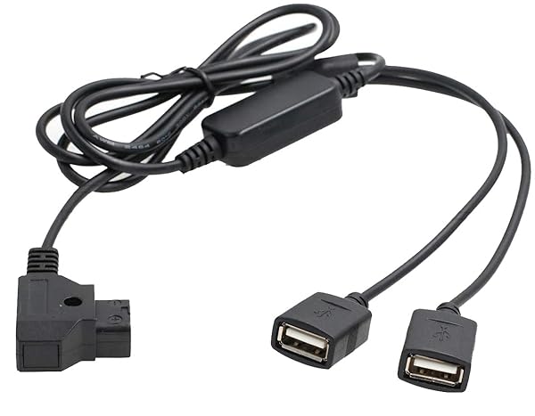 LAVETT㤨D-Tap to Double USB 5V 2A Conversion Power Cable for Mobile Phone iPad or Pad Device ̵פβǤʤ4,522ߤˤʤޤ