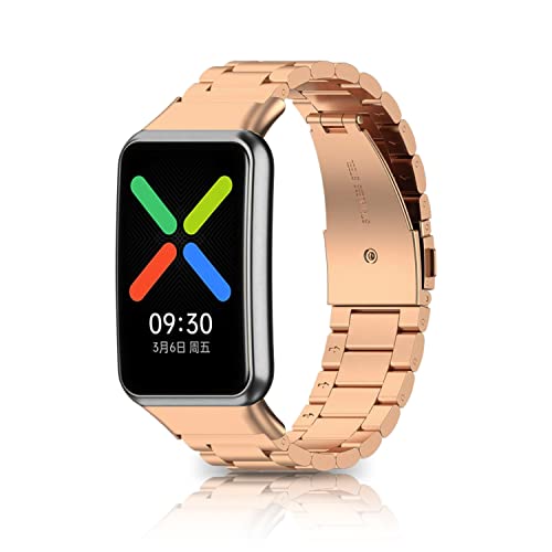 OPPO Watch Free 交換バンド ステンレス製 サイズ調節可能 調整工具付き ストラップ ビジネス風 肌にやさしい メンズ&レディース 交換ベルト 替えベルト コンパチブル OPPO Watch Free (ローズゴールド) 送料無料 OPPO Watch Free 交換バンド ステンレス製 サイズ調節可能 調整工具付き ストラップ ビジネス風 肌にやさしい メンズ&レディース 交換ベルト 替えベルト コンパチブル OPPO Watch Free (ローズゴールド) 送料無料