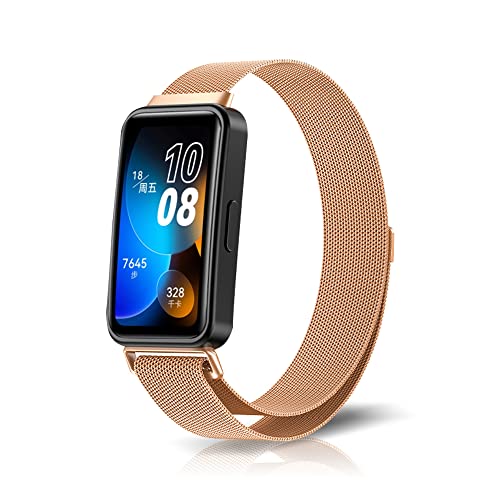 Huawei Band 10 / Huawei Band 9 / Huawei Band 8 バンド ファッション ファーウェイバンド10 交換バンド 磁気 バックル付き ベルト サイズ調節可能 ステンレス製 交換バンド コンパチブル Huawei Band 8 / Huawei Band 9 / Huawei Band 10 バンド (ローズゴ ... Huawei Band 10 / Huawei Band 9 / Huawei Band 8 バンド ファッション ファーウェイバンド10 交換バンド 磁気 バックル付き ベルト サイズ調節可能 ステンレス製 交換バンド コンパチブル Huawei Band 8 / Huawei Band 9 / Huawei Band 10 バンド (ローズゴ ...