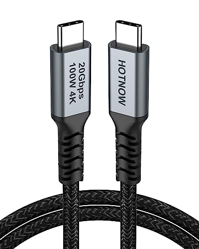 USB CからUSB C ケーブル 50cm USB 3.2 Gen 2x2 20 Gbps 100 W 4 K USB C ビデオ 高速データ伝送 急速充電ケーブル Galaxy T 5 LaCie SSD MacBook ディスプレイと互換性がある 送料無料