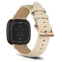 Fitbit Versa 4 / Versa 3 交換バンド レザーバンド PUレザー バンド PUレザー素材 ベルト ソフト 柔軟性 ビジネス風 交換ベルト ...