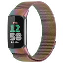 Fitbit charge 6 / Fitbit charge 5 交換 バンド 磁気バックル ストラップ メッシュ織り クイックリリース 時計交換ベルト 磁気...