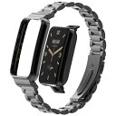 Xiaomi Mi Band 7 Pro / Xiaomi Smart Band 7 Pro 交換バンド 交換バンド ステンレス メタル おしゃれ 交換クイックリリースボタン アクセサリー ストラップ 替えベルト レディース & メンズ 交換ベルト ビジネス風 調整工具付き Xiaomi Mi Band 7 Pro / Xiao...