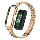 Huawei band 7 交換バンド ステンレス メタル おしゃれ 交換ストラップ 替えベルト レディース & メンズ 交換ベルト ビジネス風 調整工具付き Huawei band 7 ローズゴールド 送料無料