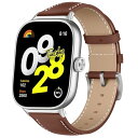 Xiaomi Redmi Watch 5 対応 / Xiaomi Redmi Watch 4 バンド PUレザー素材 ベルト ソフト 柔軟性 ビジネス風 交換ベ...